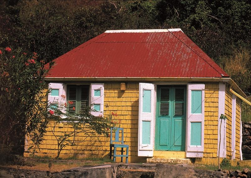 Maison creole, architecture antillaise - Guadeloupe