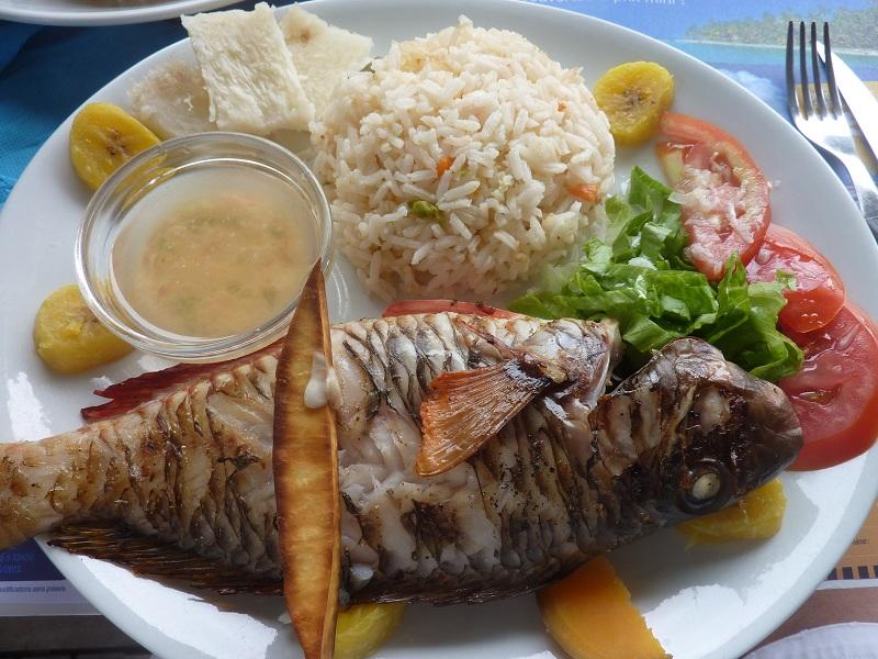 Poisson grille - Cuisine creole - Guadeloupe